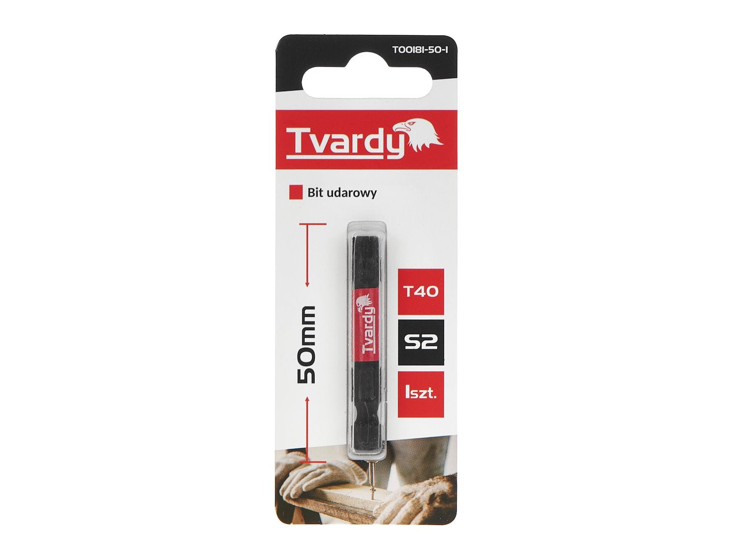 Impact screwdriver bit T40 50 mm S2