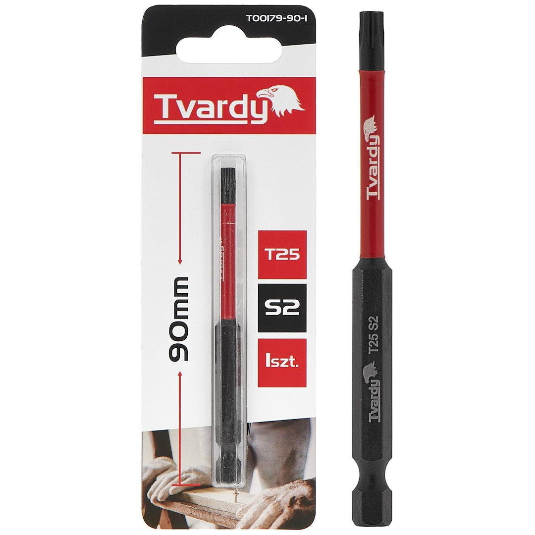 Impact screwdriver bit T25, 90mm, S2