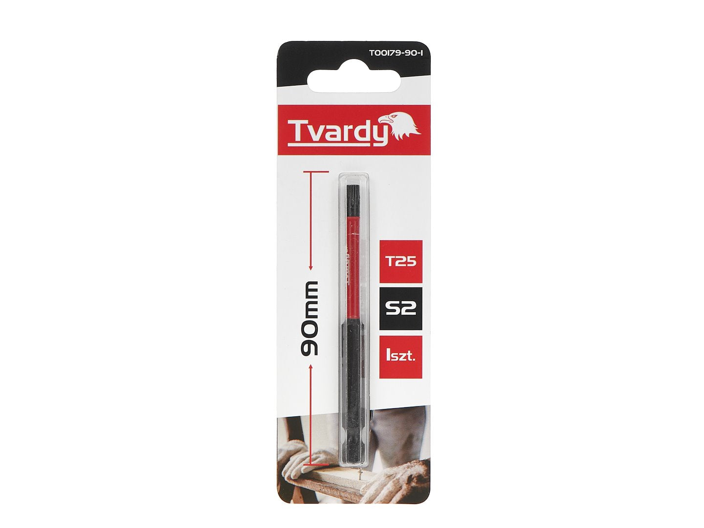 Impact screwdriver bit T25, 90mm, S2