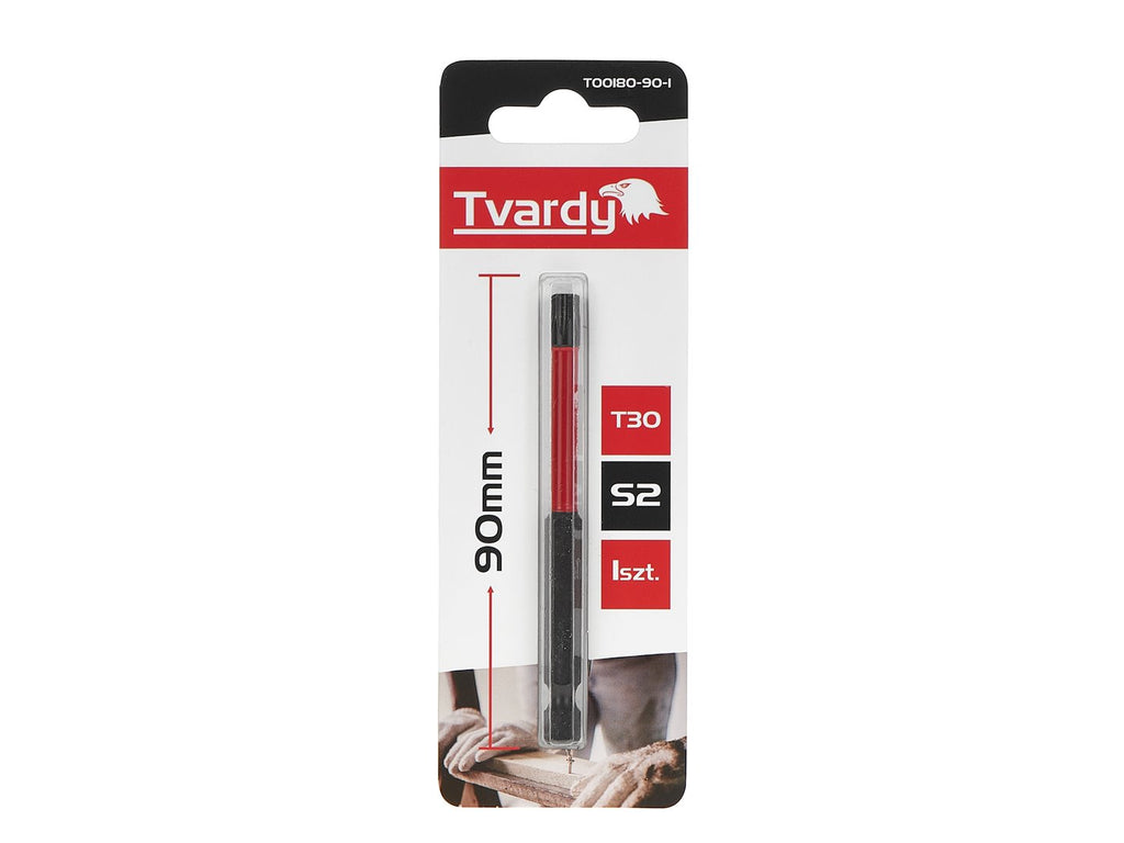 Impact screwdriver bit T30 90 mm S2