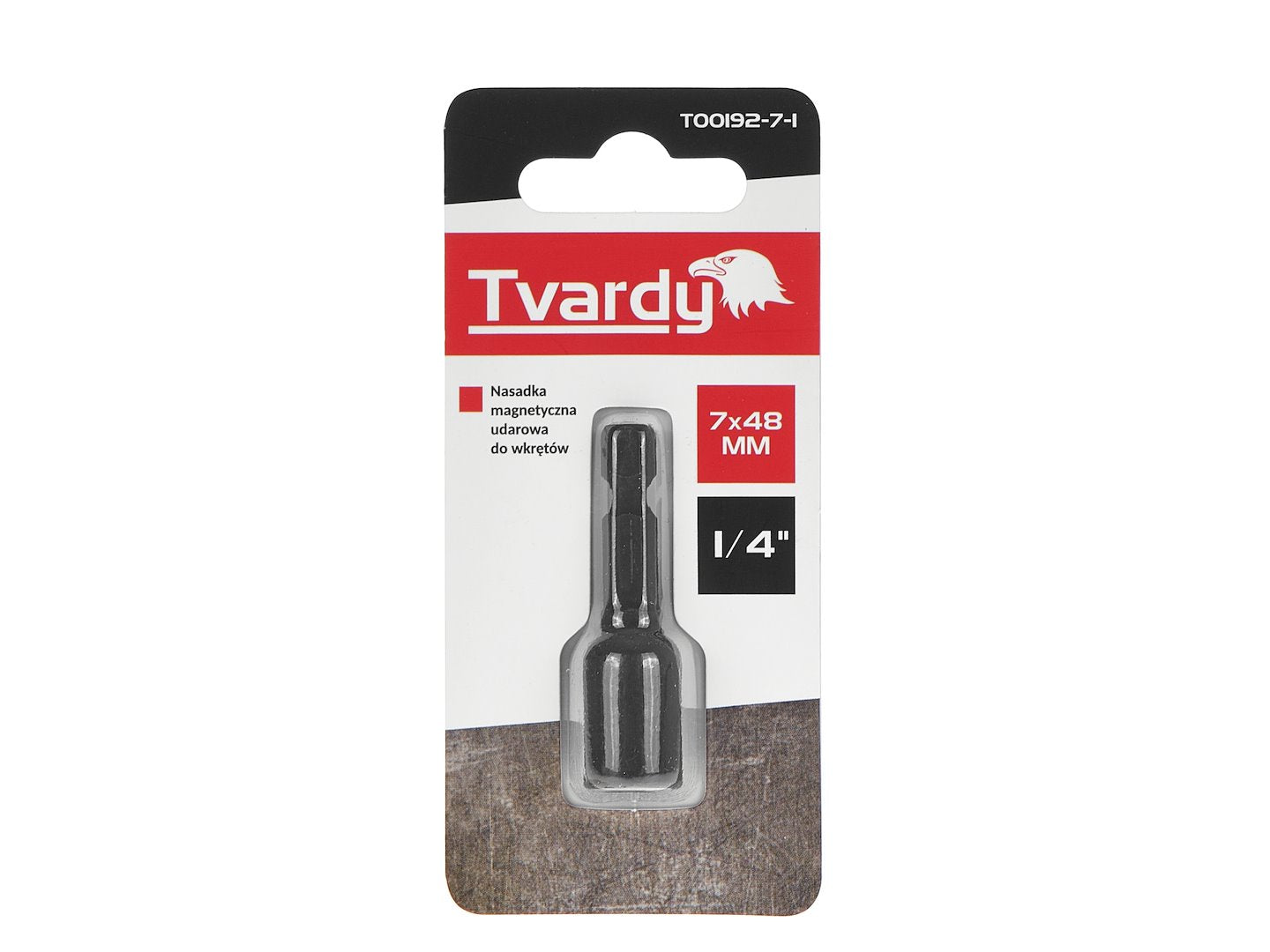 1/4" Impact Magnetic Socket Nut Screwdriver, 7mm x 48mm