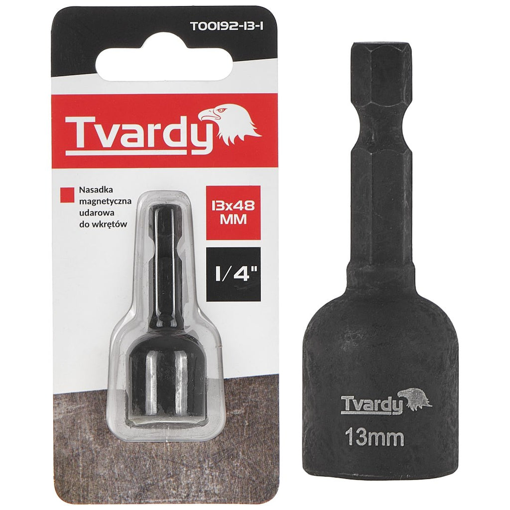 1/4" Impact Magnetic Socket Nut Screwdriver, 13mm x 48mm