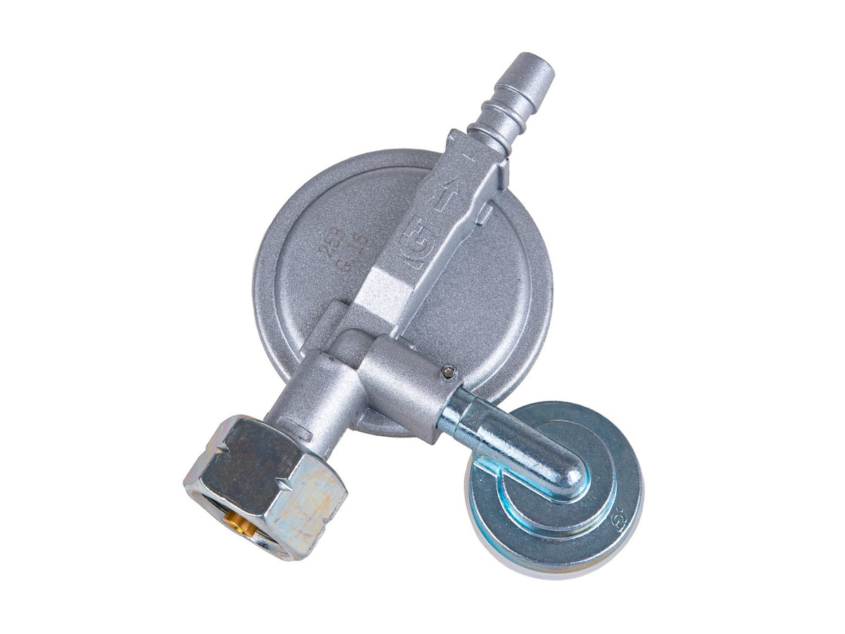 Propane-butane gas regulator with gauge 37mbar 1,5kg/h