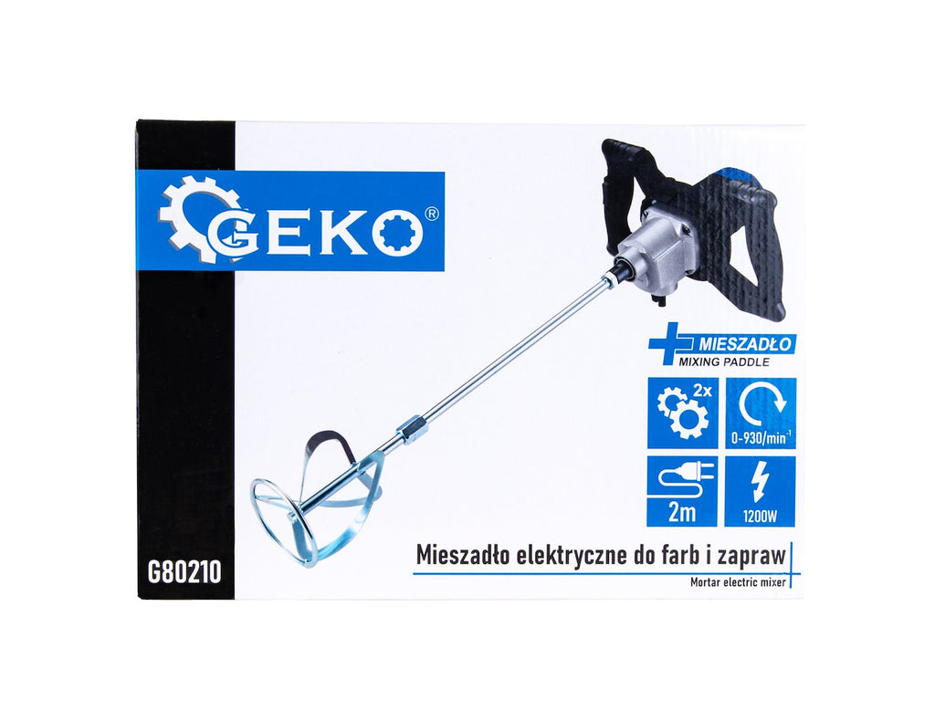 1200W Paint and Mortar Electric Mixer with Additional Mixing Paddle