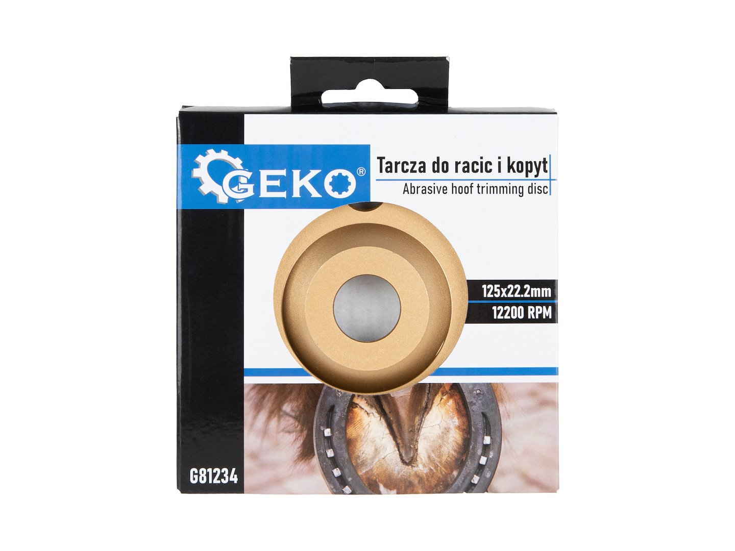 Abrasive Hoof Trimming Disc 125 mm (Medium Grit)