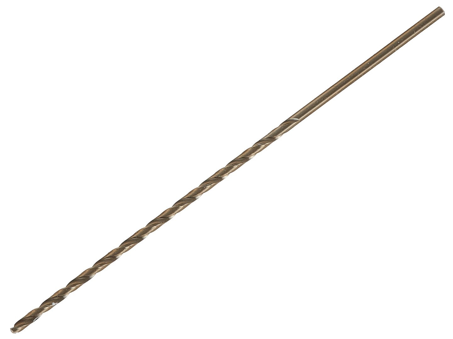 Long HSS DIN1869 3.0 x 150 mm Gold Metal Twist Drill Bit