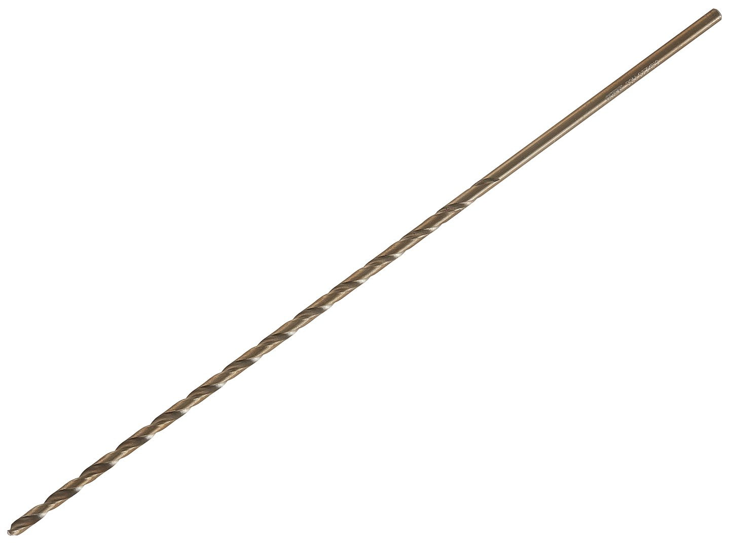 Long HSS DIN1869 3.5 x 210 mm Gold Metal Twist Drill Bit