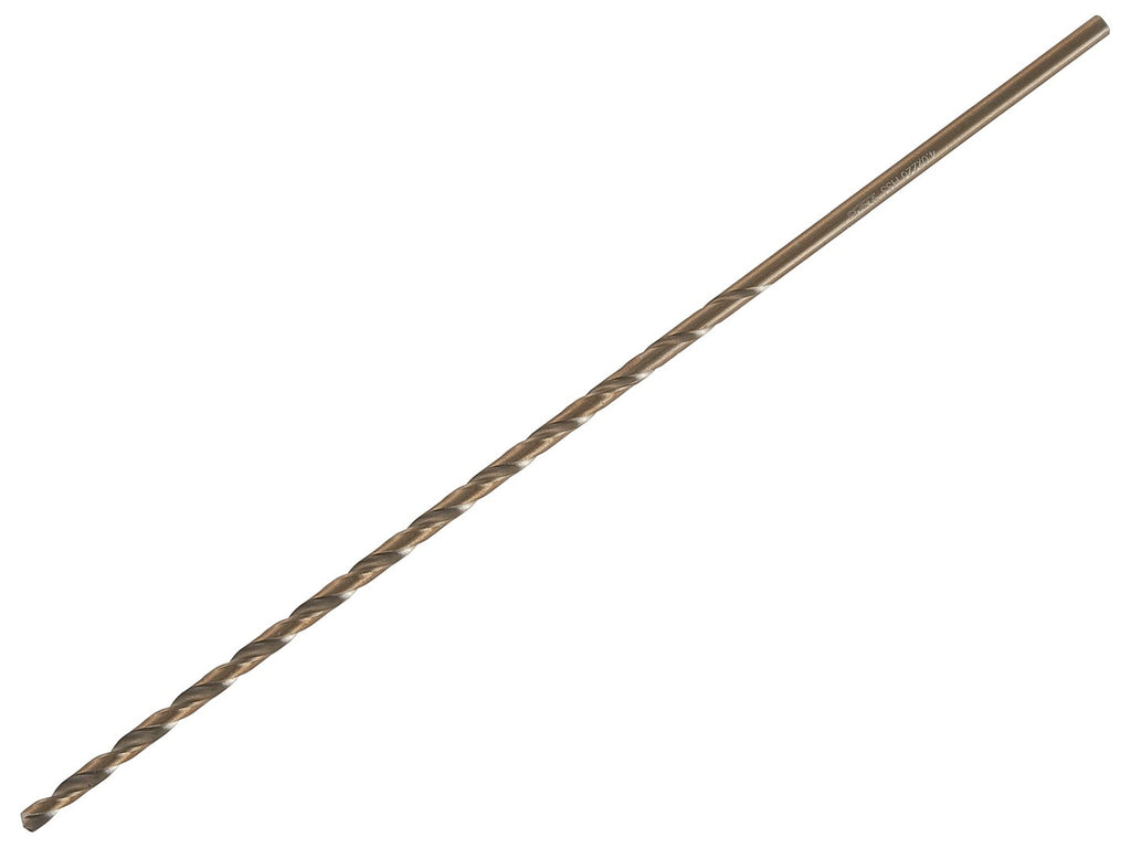 Long HSS DIN1869 4.0 x 220 mm gold metal twist drill bit