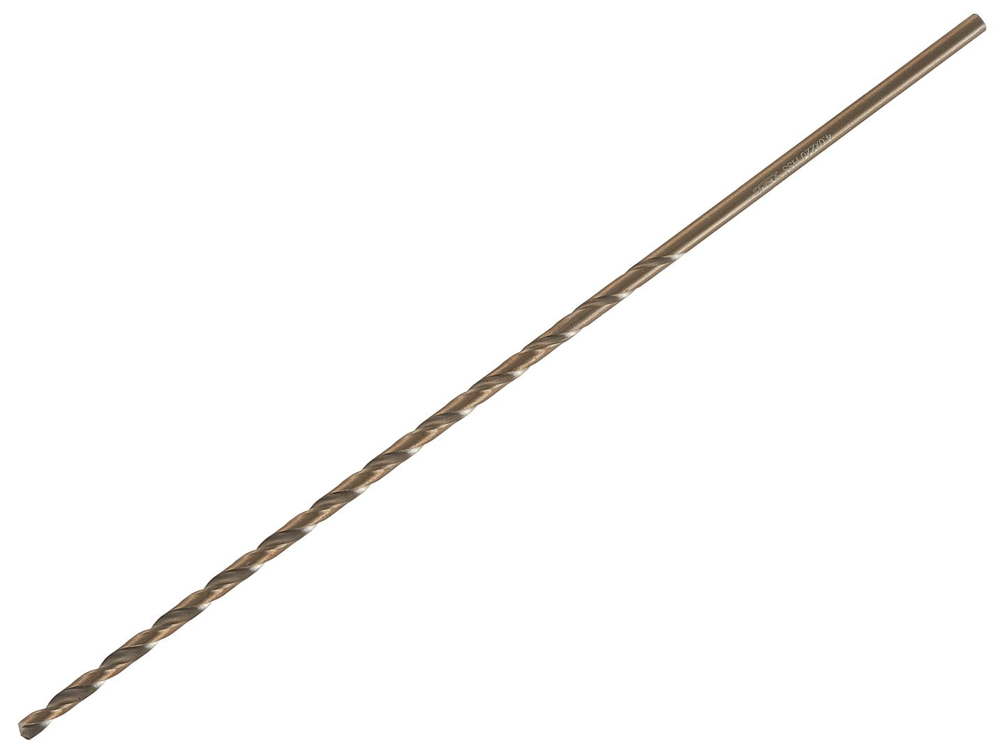 Long HSS DIN1869 4.0 x 220 mm gold metal twist drill bit