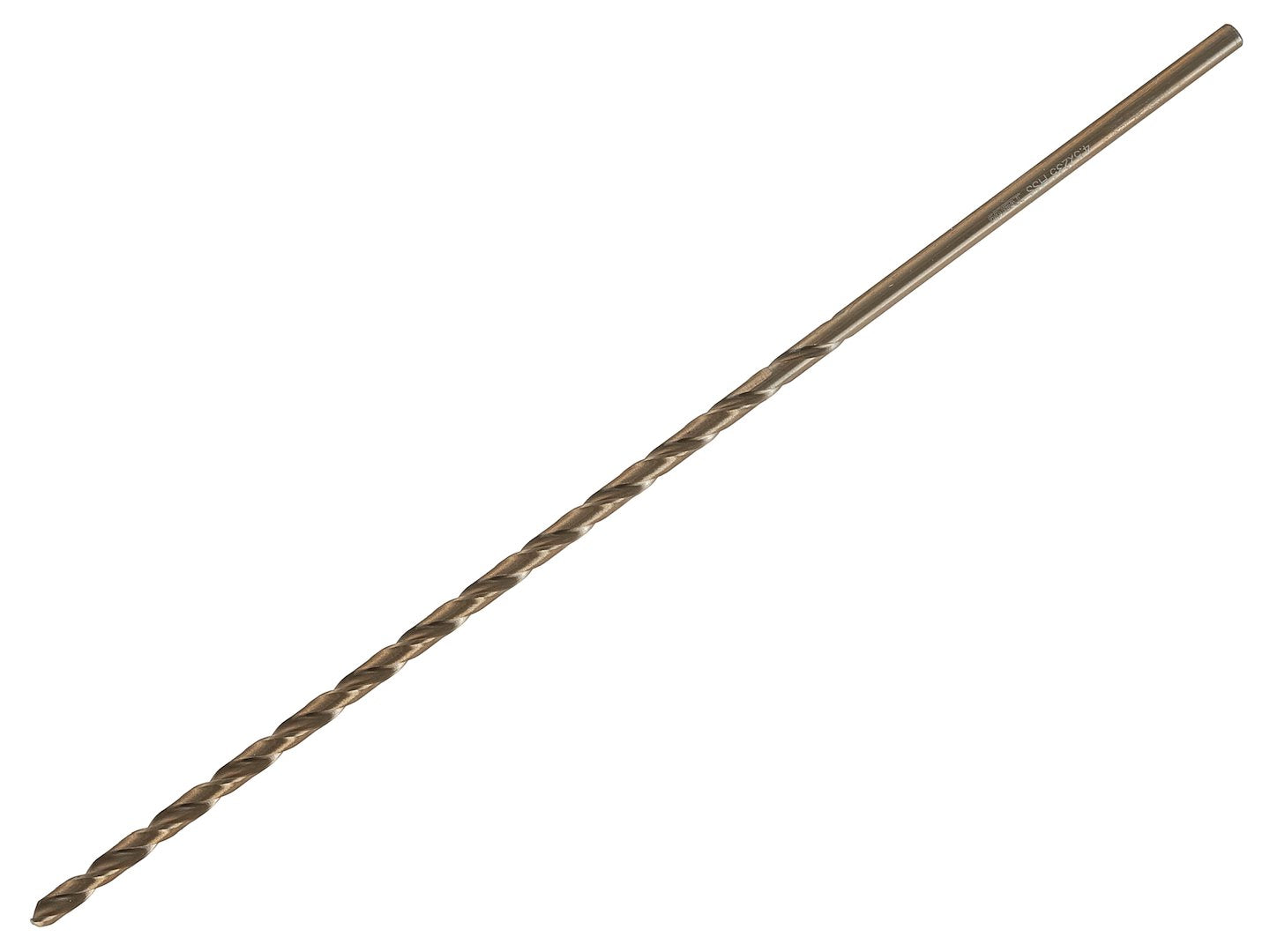 Long HSS DIN1869 4.5 x 235 mm Gold Metal Twist Drill Bit