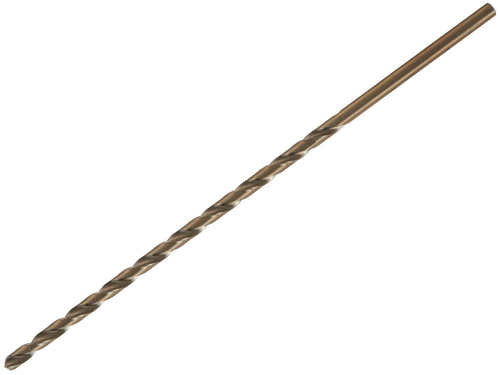 Long HSS DIN1869 5.0 x 195 mm Gold Metal Twist Drill Bit