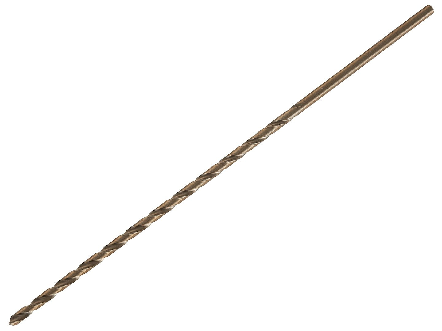 Long HSS DIN1869 5.0 x 245mm Gold Metal Twist Drill Bit