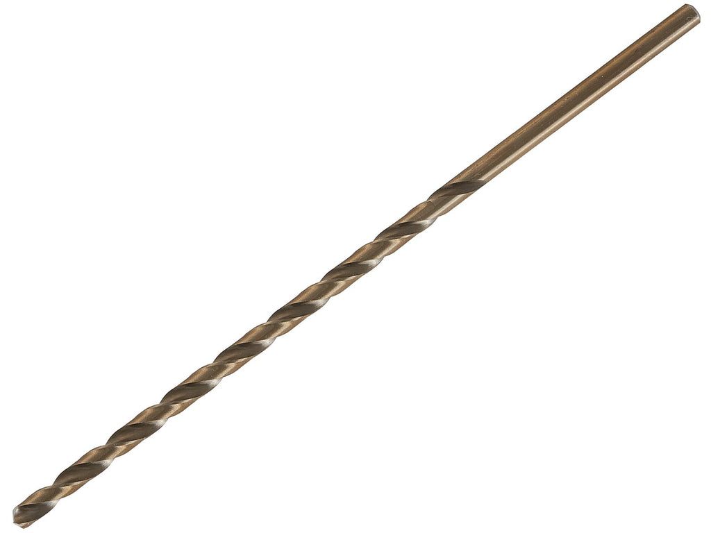 Long HSS DIN1869 6.0 x 205 mm gold metal twist drill bit