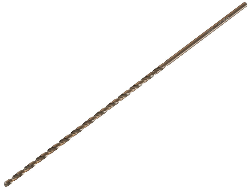 Long HSS DIN1869 6.0 x 330 mm Gold metal twist drill bit