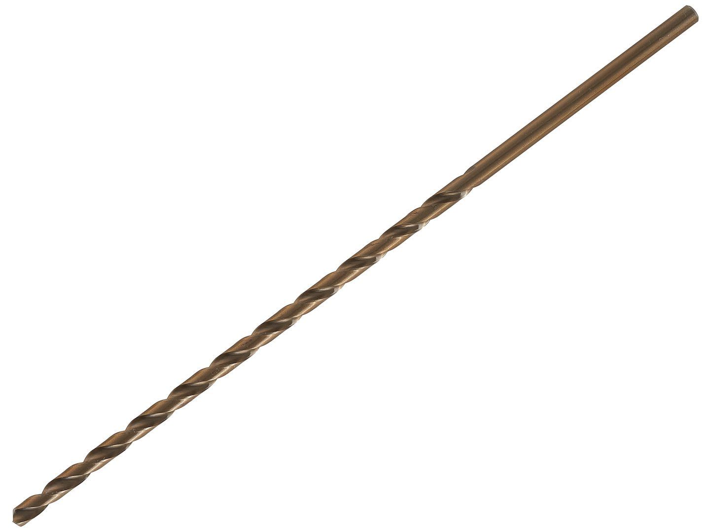 Long HSS DIN1869 7.0 x 290 mm gold metal twist drill bit