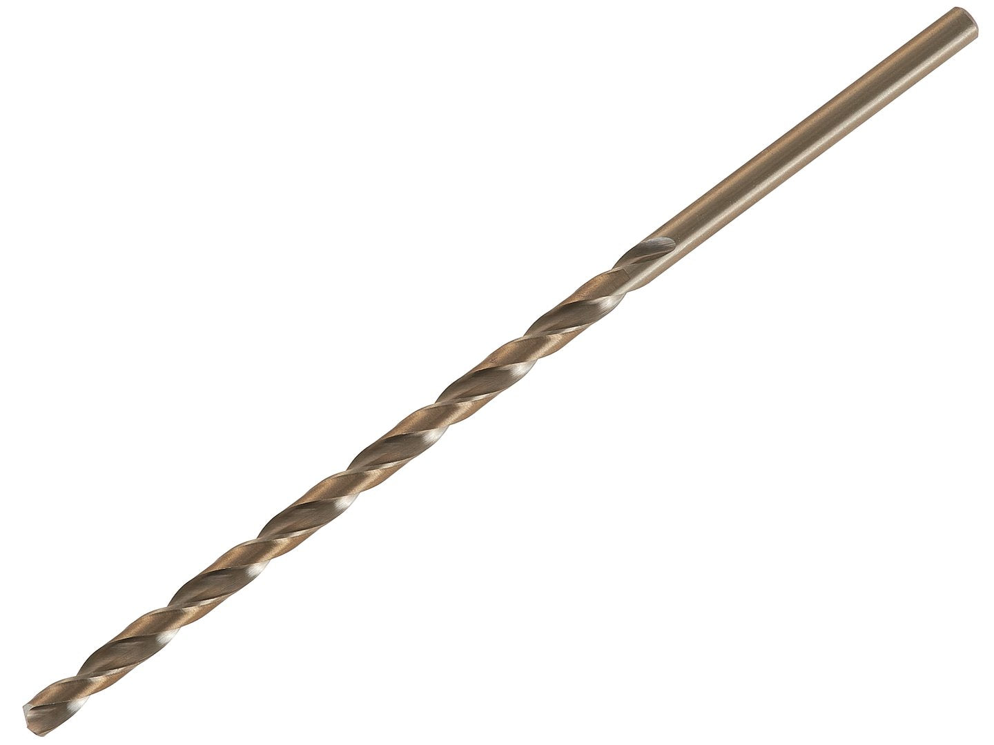 Long HSS DIN1869 8.0 x 240 mm gold metal twist drill bit