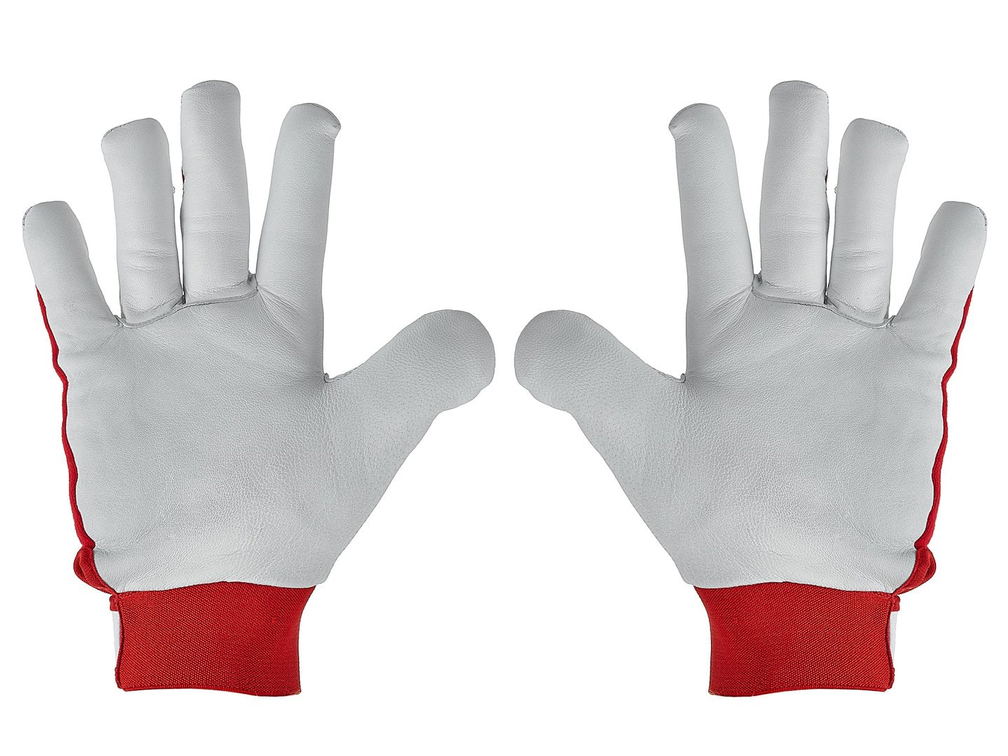 Goat leather winter gloves, elastic cotton back, velcro cuff s.10 – Pack of 12