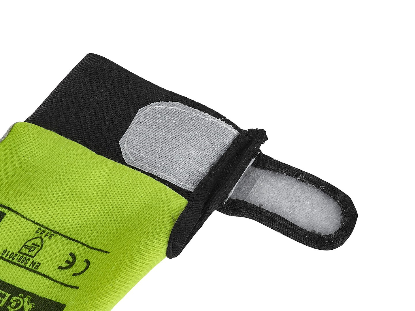 Goat leather yellow gloves, elastic cotton back, Velcro cuff, size 9 – Pack of 12