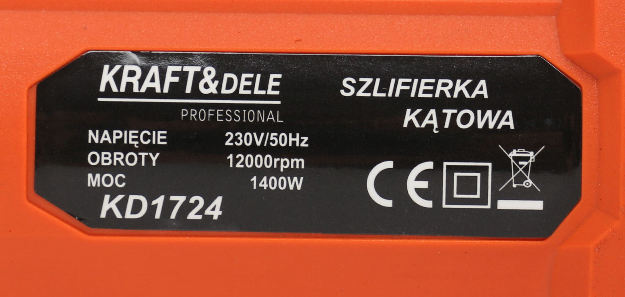 ANGLE GRINDER 1400W KD1724