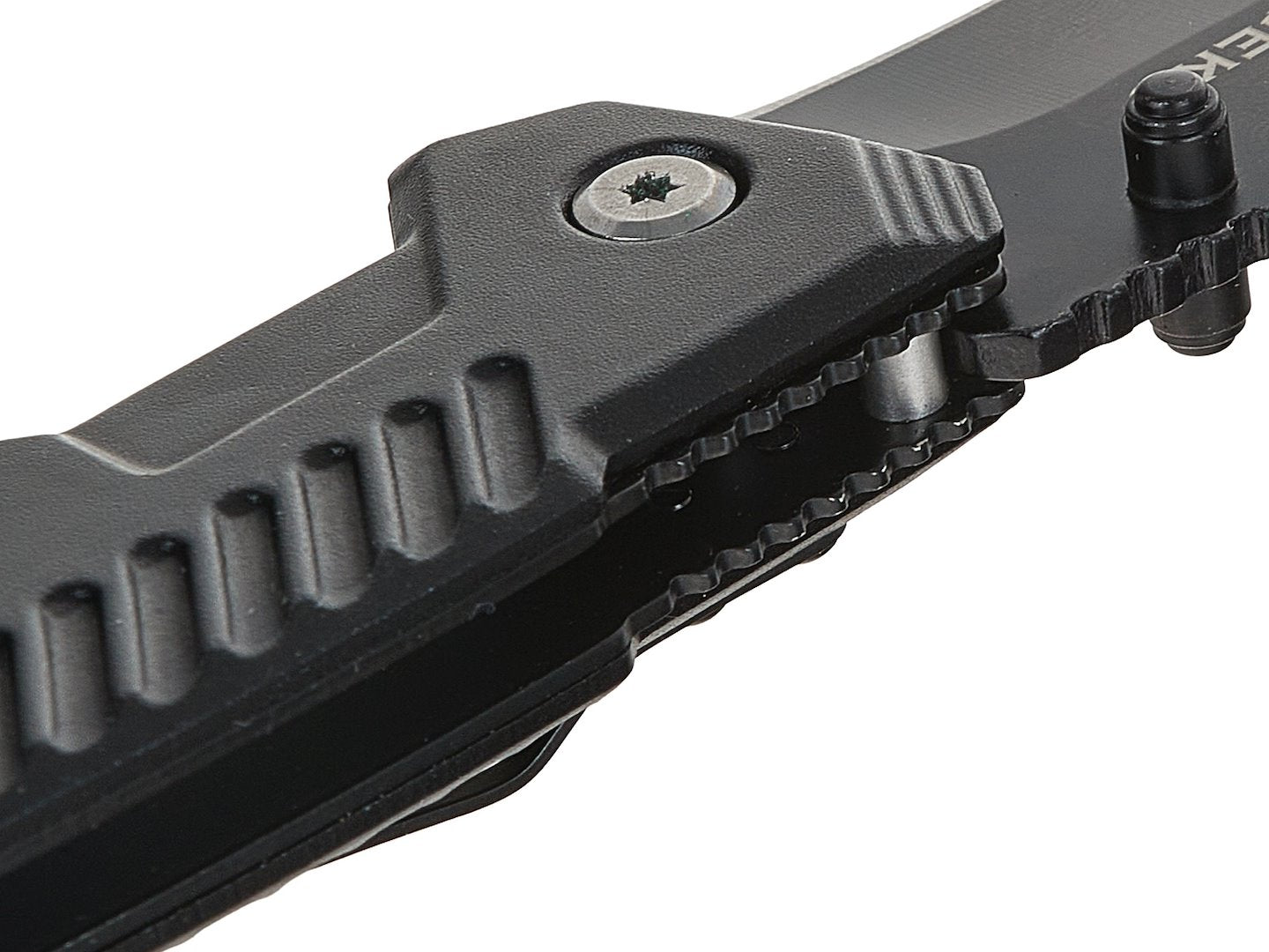 Tactical jackknife 200/85 mm with holster BLACK SURVIVAL SERIES