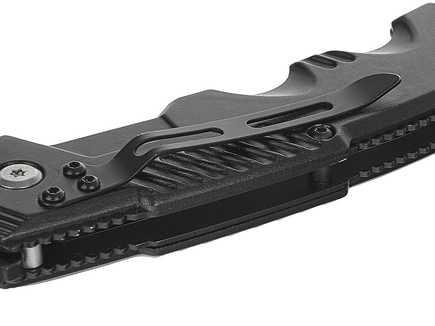 Tactical jackknife 200/85 mm with holster BLACK SURVIVAL SERIES