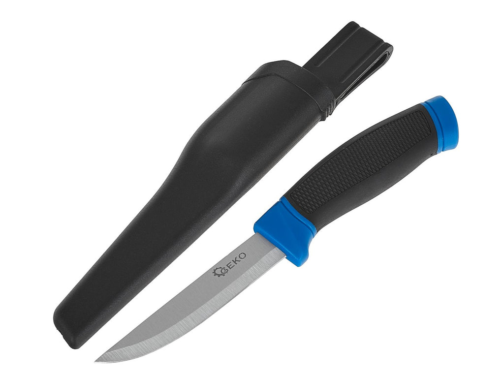 Tactical Fink Knife 215/105 mm with holster — BLACK SURVIVAL SERIES