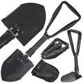 2-in-1 Tactical Folding Shovel BLACK SURVIVAL SERIES