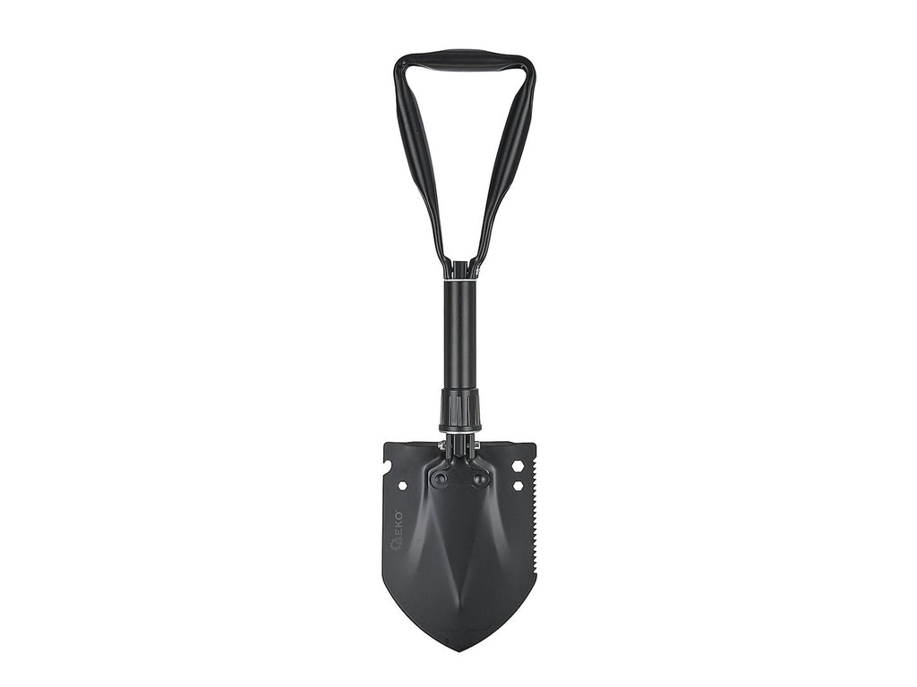 5-in-1 Tactical Folding Shovel — Black Survival Series