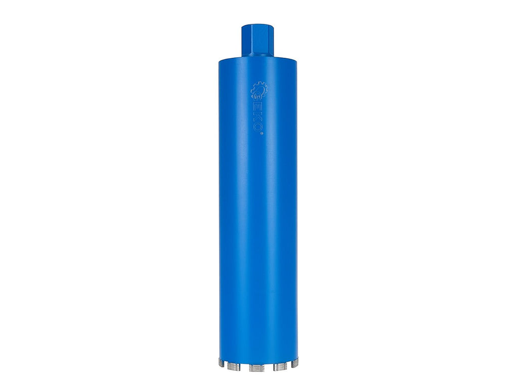 Diamond crown drill bit 112x10x450 mm 10T 1-1/4"