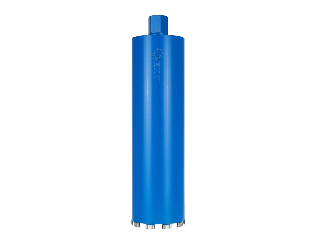 Diamond crown drill bit 122x10x450mm 10T 1-1/4"