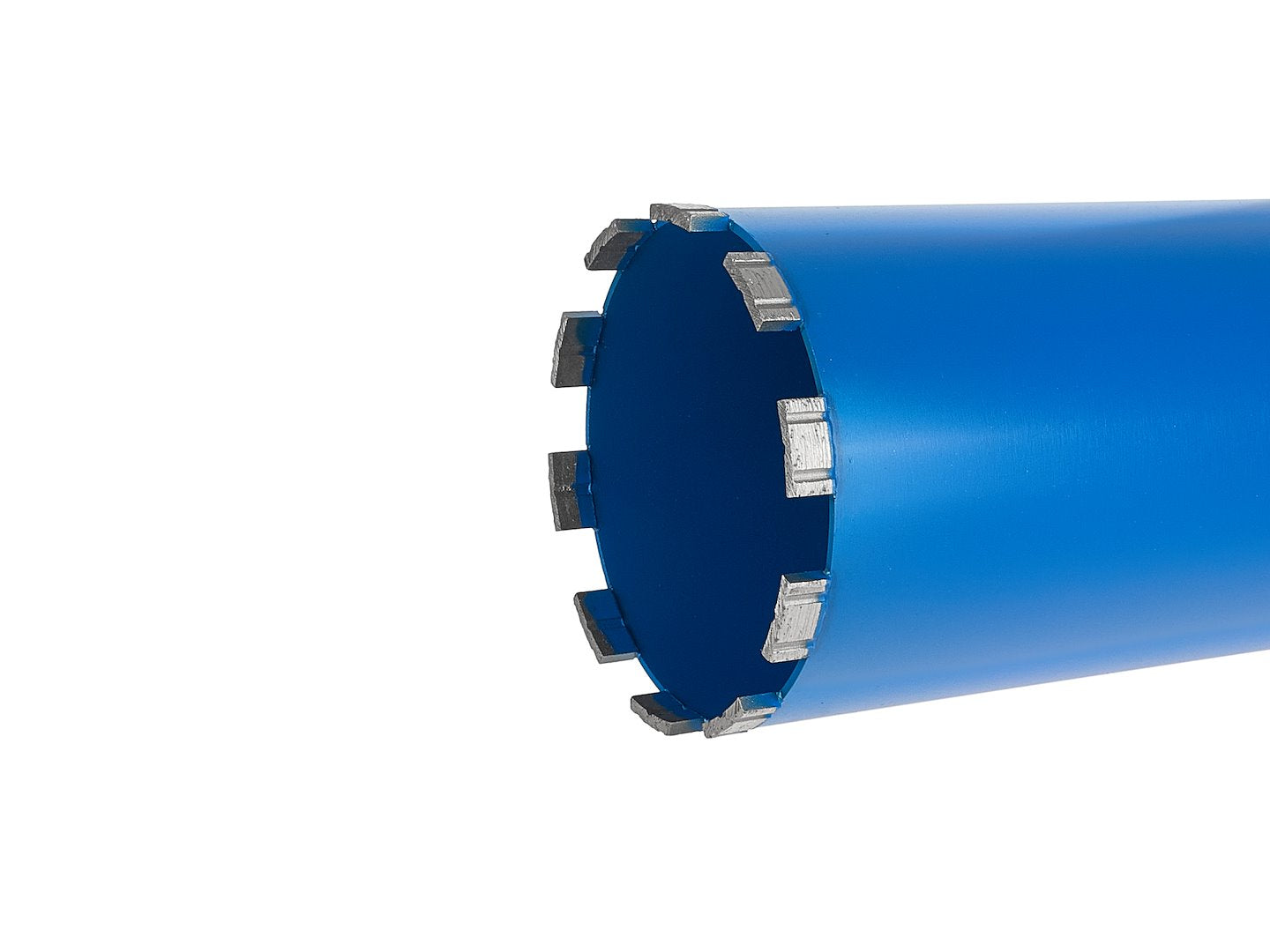 Diamond crown drill bit 122x10x450mm 10T 1-1/4"