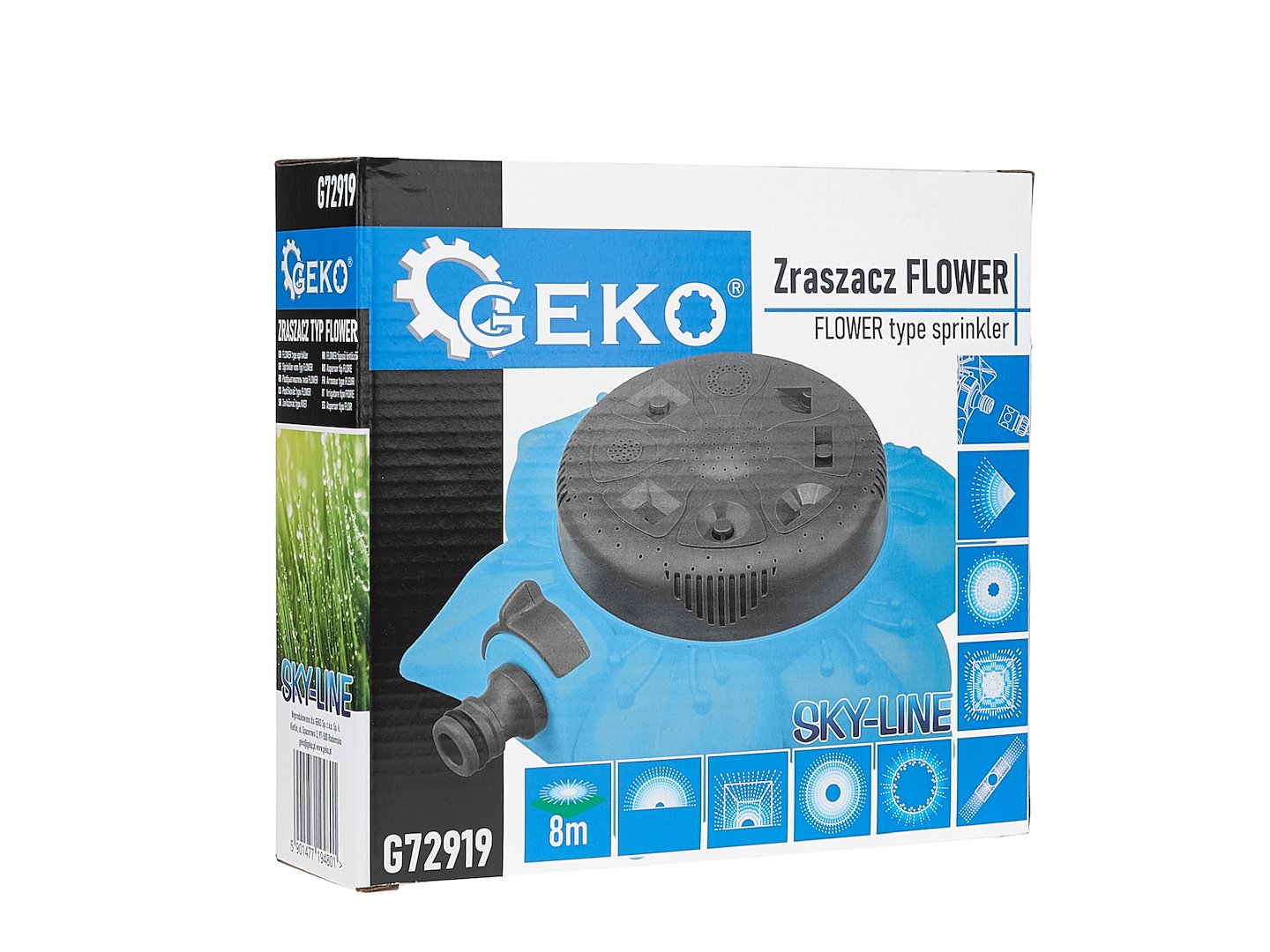 FLOWER 8-function Sprinkler SKY-LINE (48)