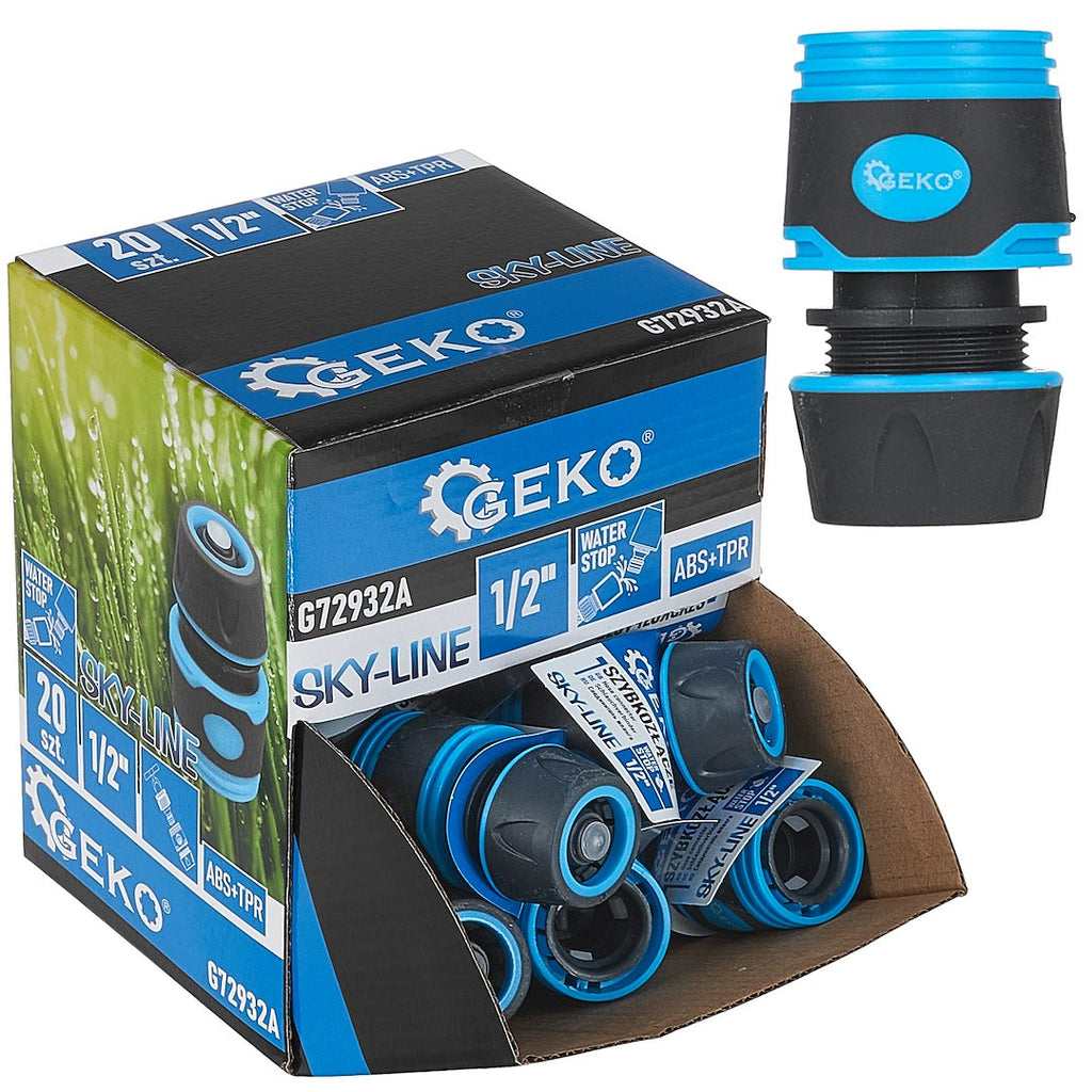 1/2" Waterstop Hose Connector SKY-LINE Series – Display Box – Pack of 20