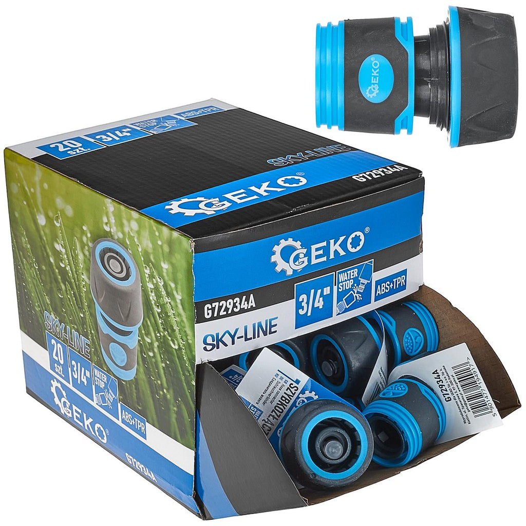 3/4" Waterstop Hose Connector SKY-LINE Series – Display Box – Pack of 20