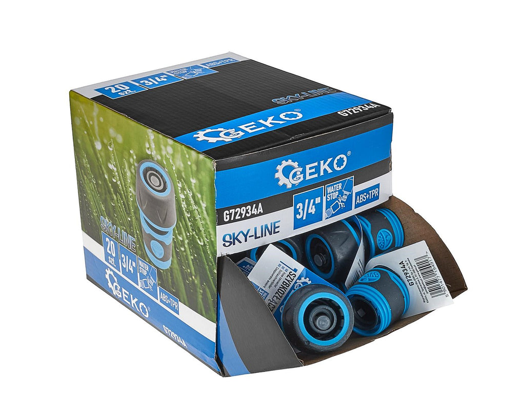 3/4" Waterstop Hose Connector SKY-LINE Series – Display Box – Pack of 20