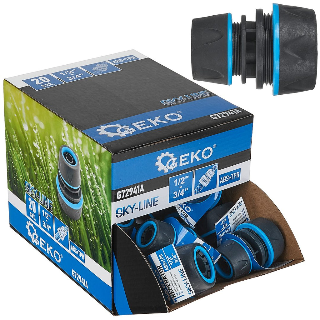 1/2" to 3/4" Hose Mender, SKY-LINE Series – Display Box – Pack of 20