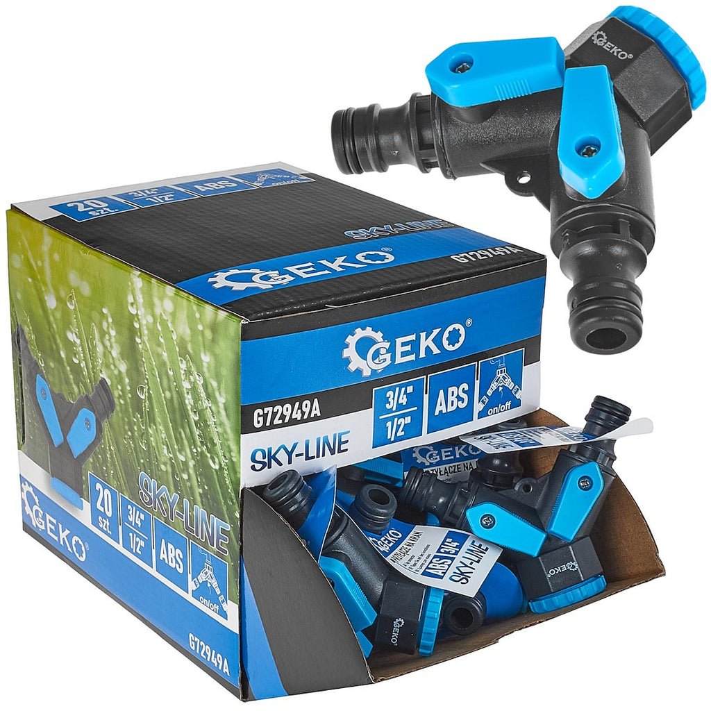 2-Way Distributor with Independent Valves, SKY-LINE Series – Display Box – Pack of 20