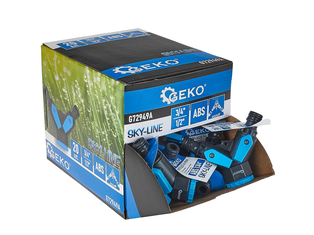 2-Way Distributor with Independent Valves, SKY-LINE Series – Display Box – Pack of 20