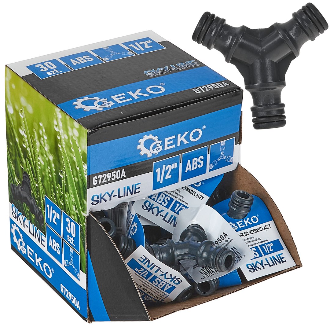 3-way Hose Coupling SKY-LINE Series – Display Box – Pack of 30