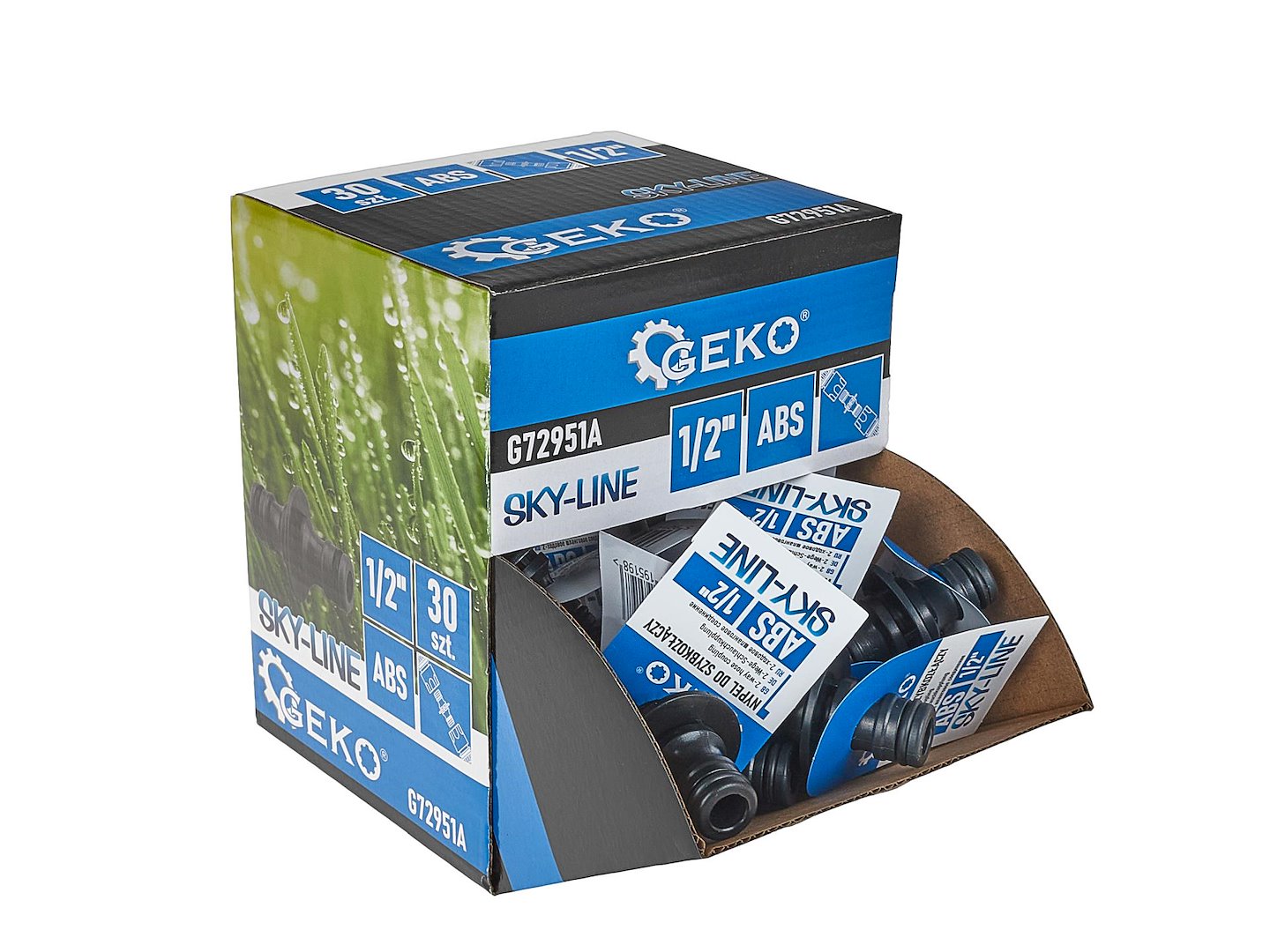 2-way Hose Coupling SKY-LINE Series – Display Box – Pack of 30