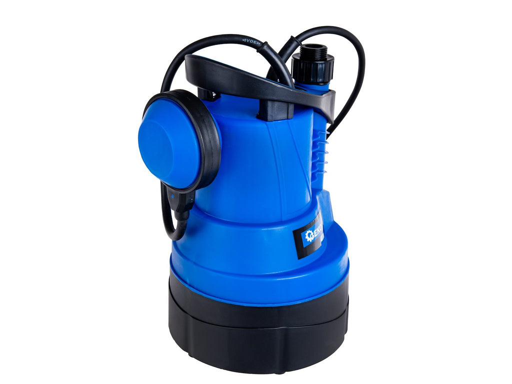 Submersible barrel rainwater pump with float switch, 400 W