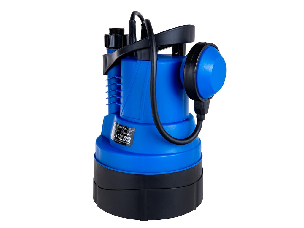 Submersible barrel rainwater pump with float switch, 400 W
