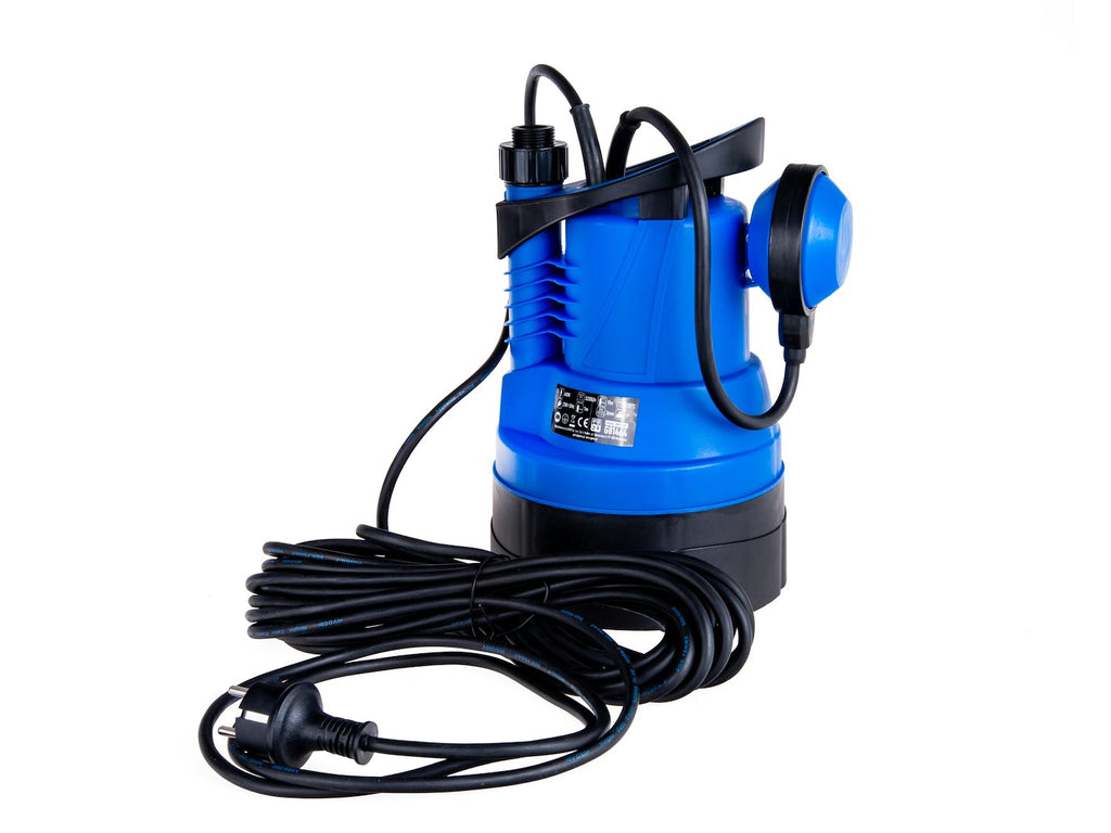 Submersible barrel rainwater pump with float switch, 400 W