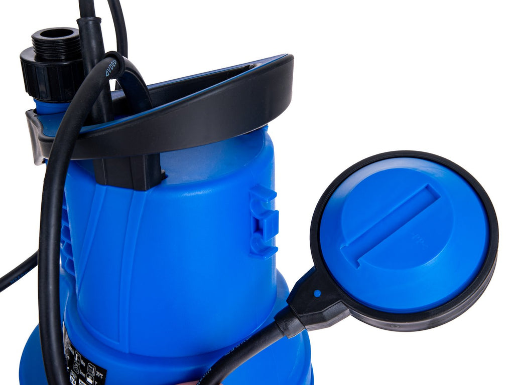 Submersible barrel rainwater pump with float switch, 400 W