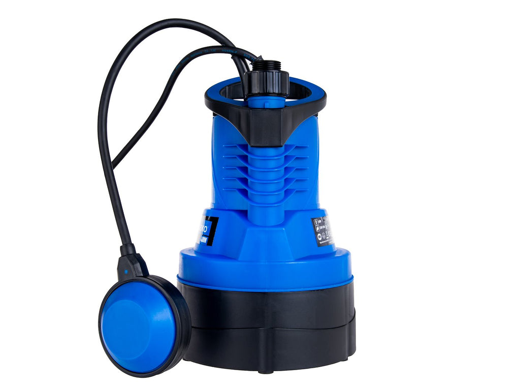 Submersible barrel rainwater pump with float switch, 400 W