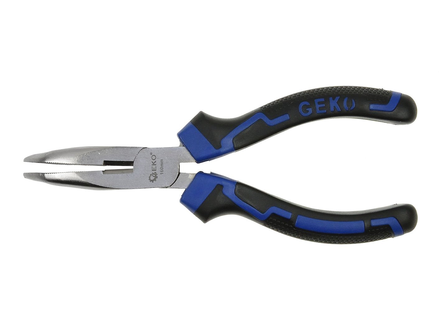 Long bent-nose plier, 160 mm