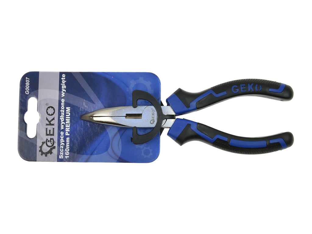 Long bent-nose plier, 160 mm