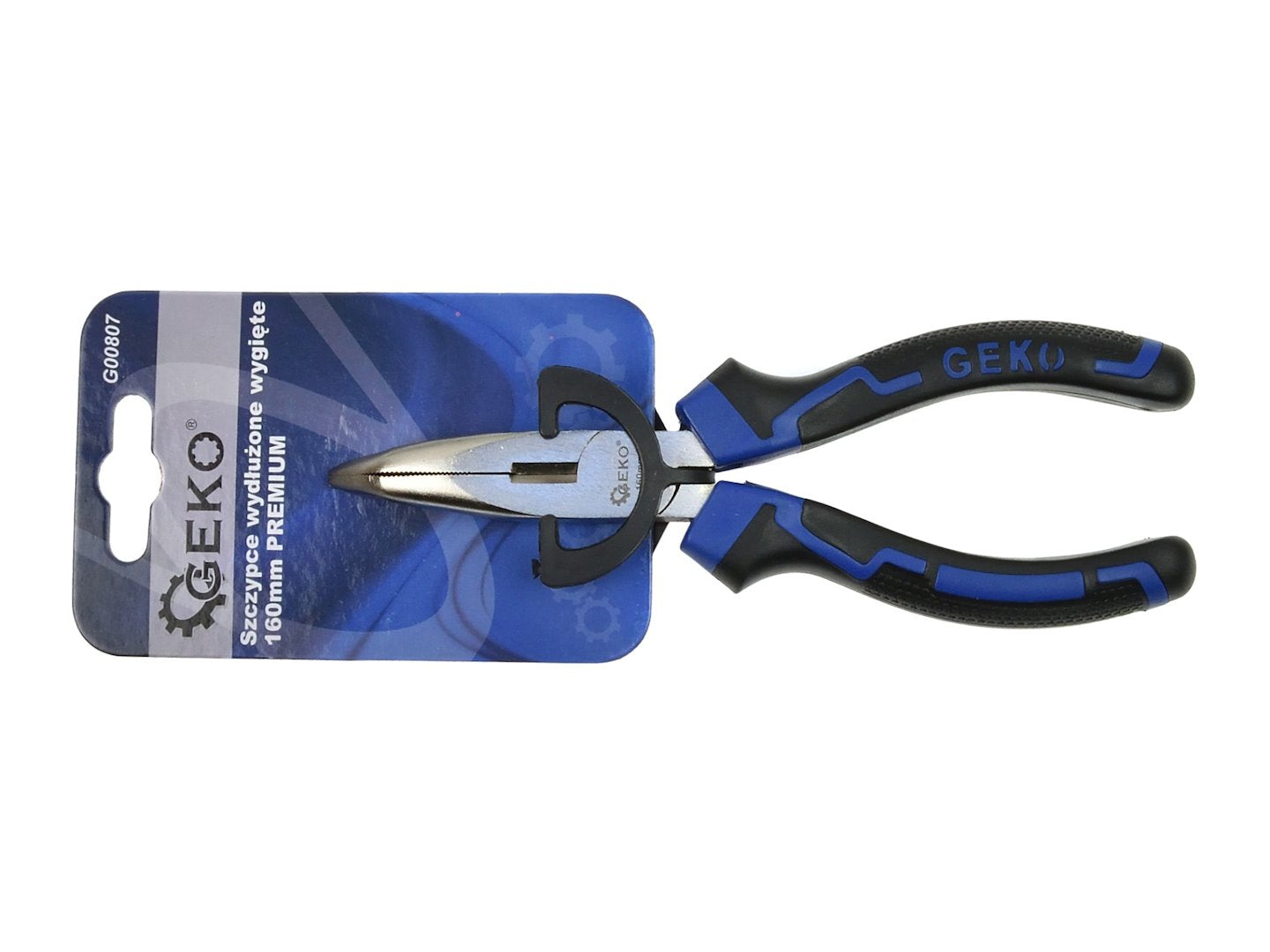 Long bent-nose plier, 160 mm