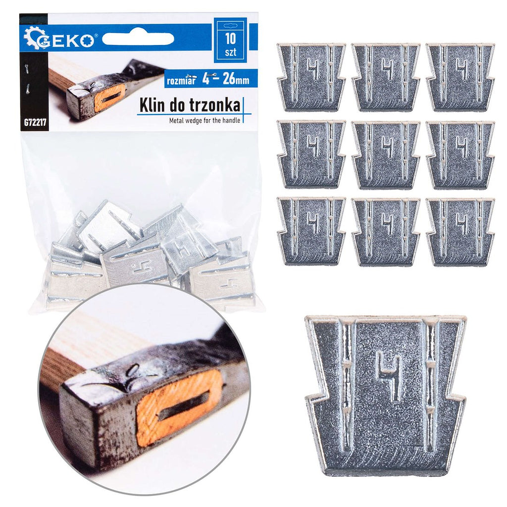 Wedge for handle, size 4, pack of 10 pcs.