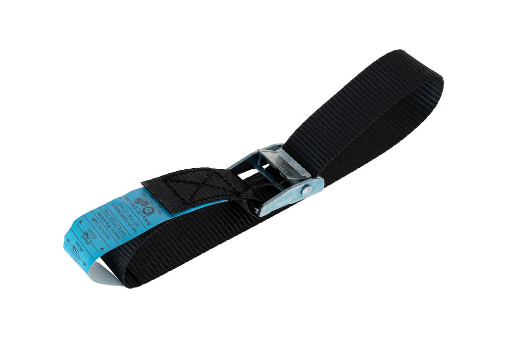 Cam-buckle tie-down 25 mm x 0.5 m 500 kg – Pack of 16